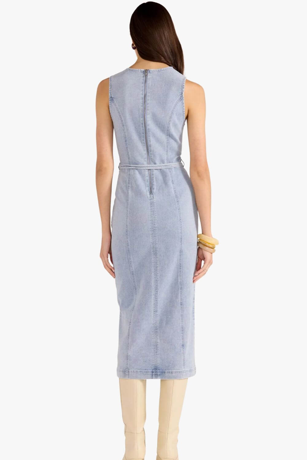 Mink Pink Oliver Denim Midi Dress