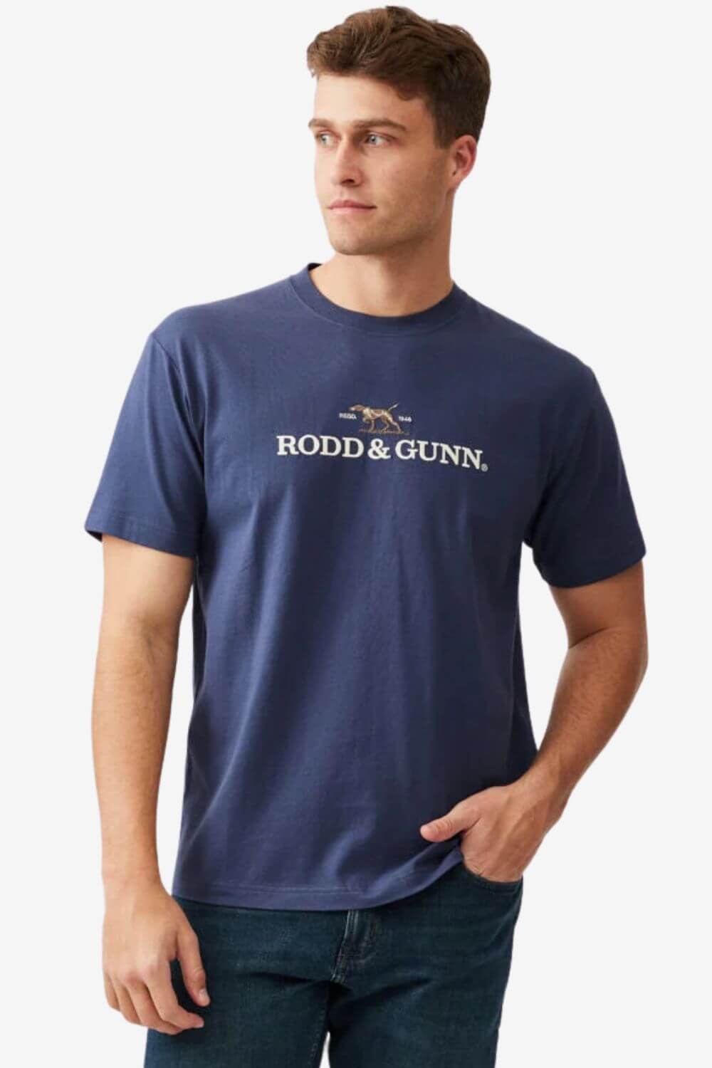 Rodd & Gunn Mens The Peaks Logo T-Shirt
