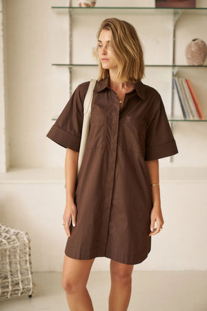 Ceres Life Sara Mini Shirt Dress
