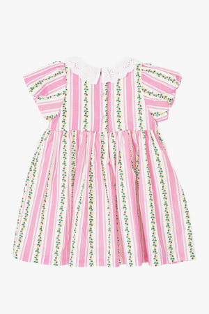 Goldie + Ace Antique Stripe Strawberry Flo Smocked Dress