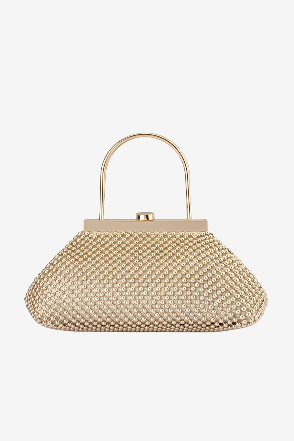 Olga Berg Mimi Ball Mesh Frame Bag