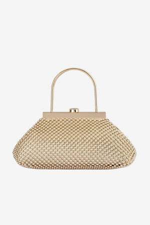 Olga Berg Mimi Ball Mesh Frame Bag