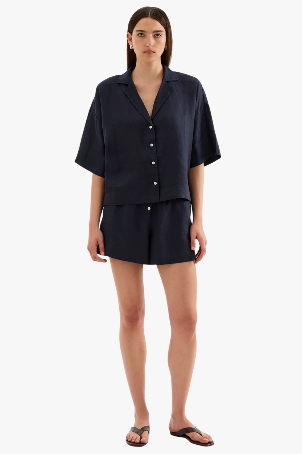 Nude Lucy Lounge Linen Shirt