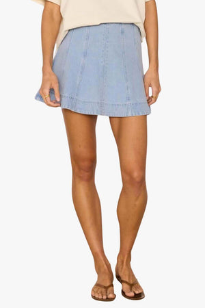 Mink Pink Safir Denim Mini Skirt