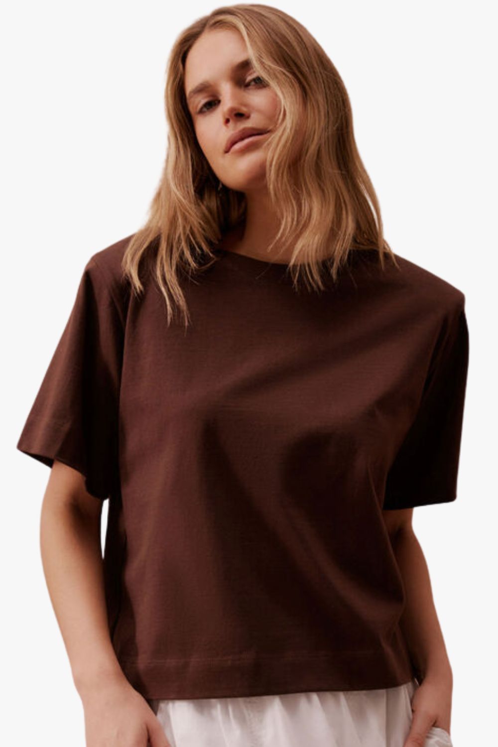 Ceres Life Sofia Boxy Shoulder Tee