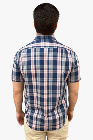 Back Bay Bamboo Poly Check Short Sleeve Shirt