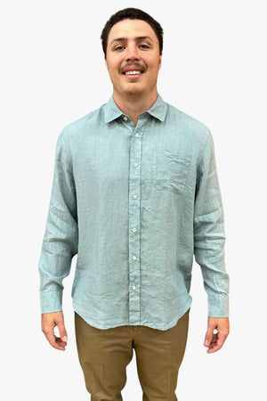Back Bay Linen Check Long Sleeve Shirt