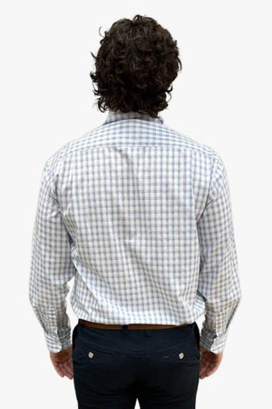 Back Bay Bamboo/Poly Check Long Sleeve Shirt