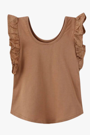 Cracked Soda Lacey Frill Top