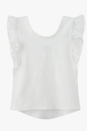 Cracked Soda Lacey Frill Top