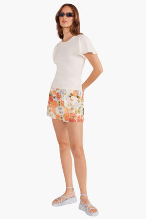 Mink Pink Odette Flutter Sleeve Tee