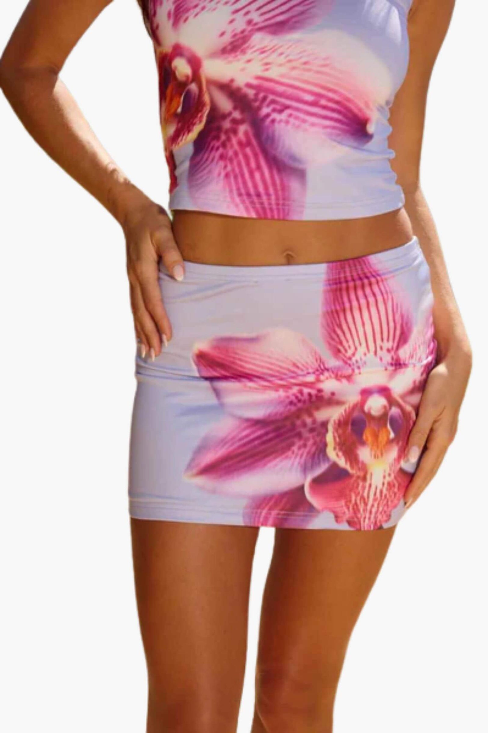 Runaway Celeste Mini Skirt Orchid Iris