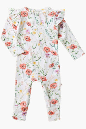 Snuggle Hunny Meadow Organic Growsuit