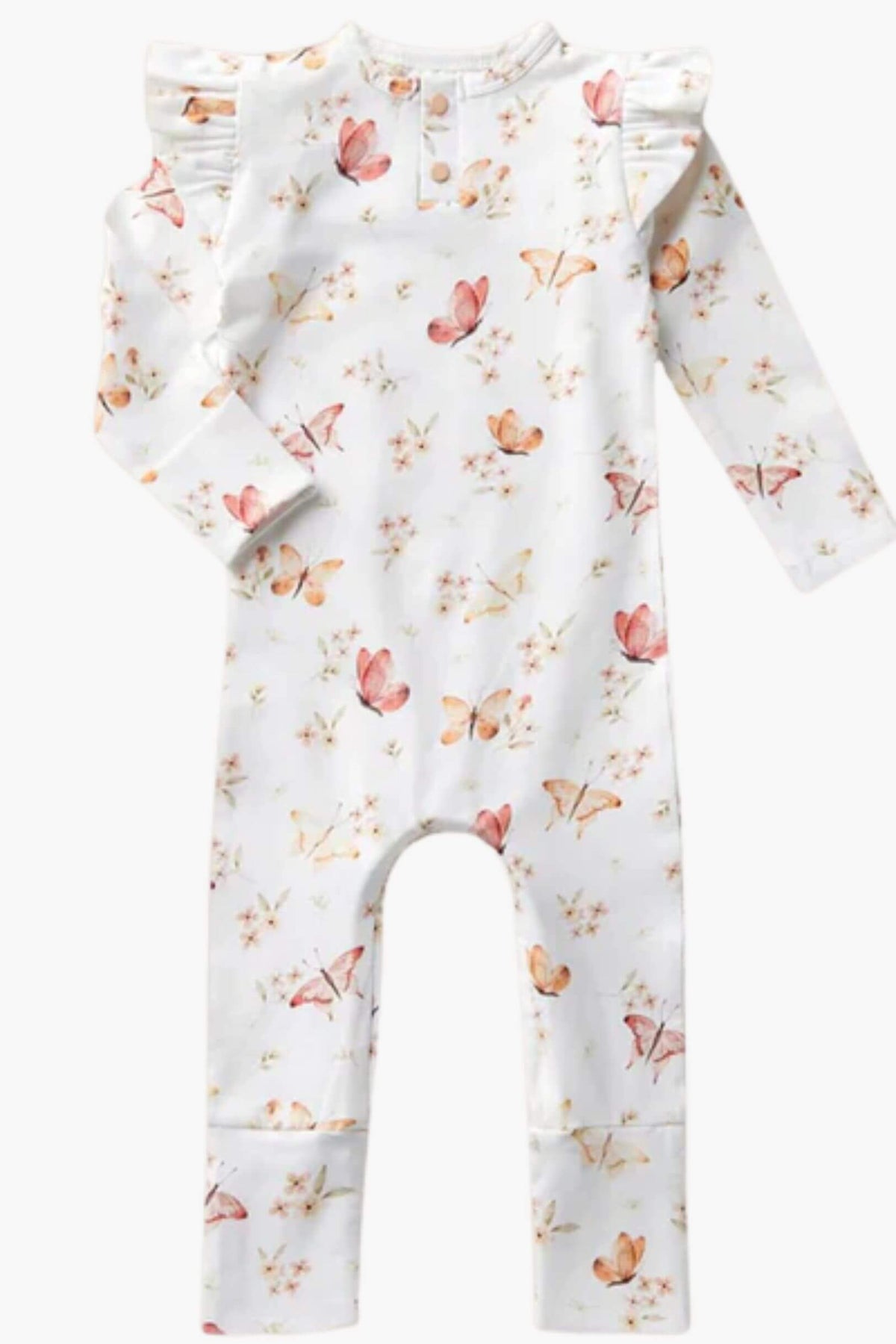 Snuggle Hunny Butterfly Organic Growsuit