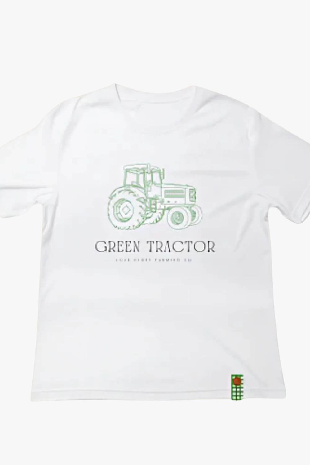 Love Henry Boys Green Tractor Tee