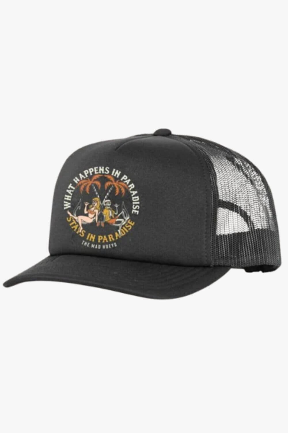 The Mad Hueys What Happens in Paradise Trucker