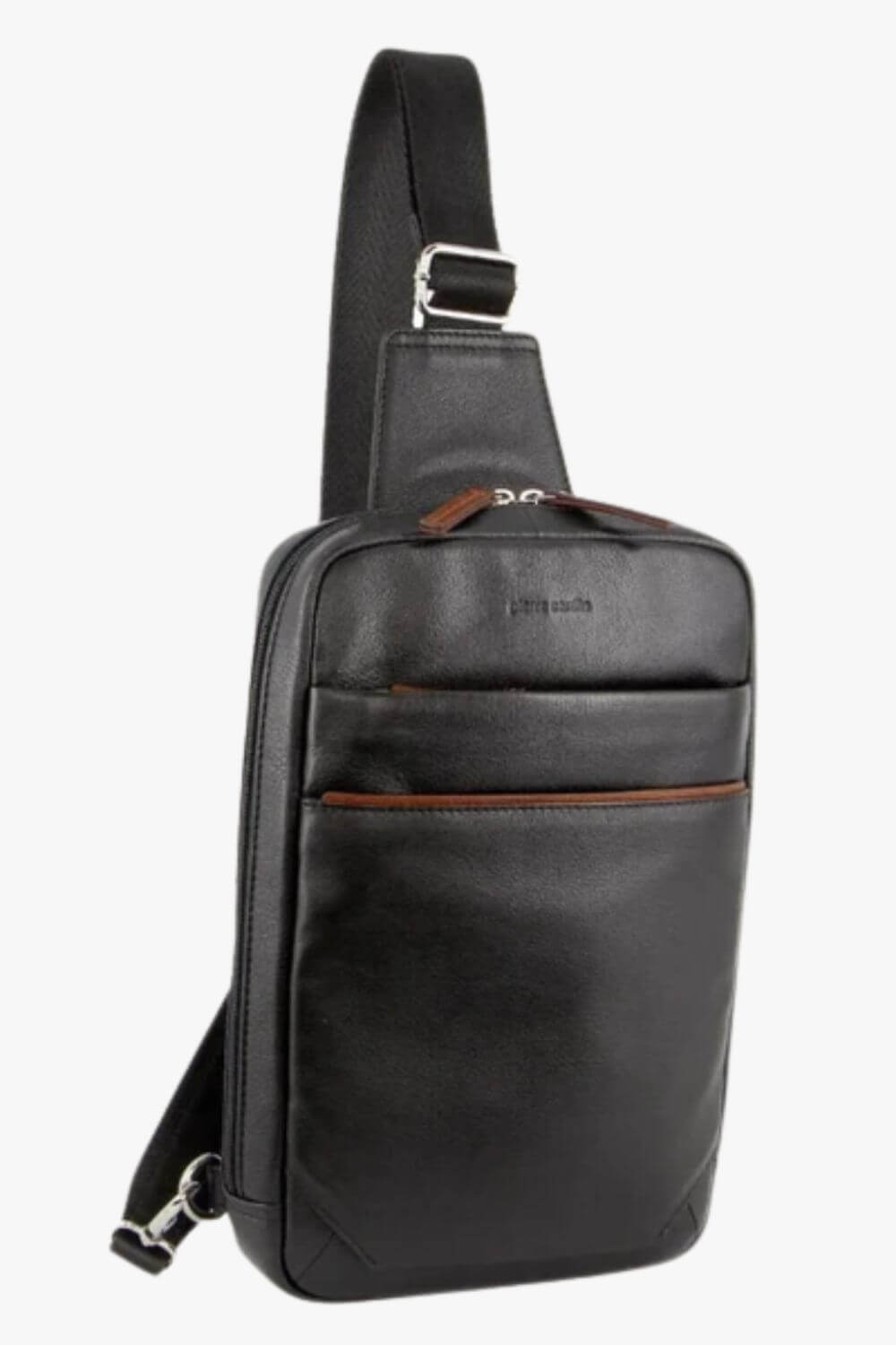 Pierre Cardin Leather 3-Way Swing Bag
