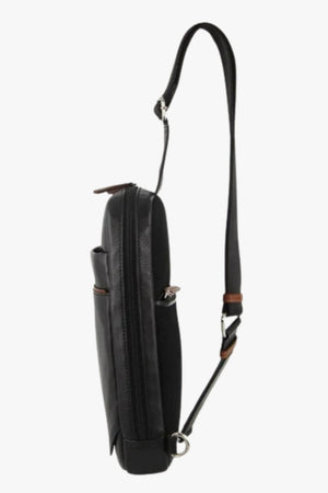 Pierre Cardin Leather 3-Way Swing Bag
