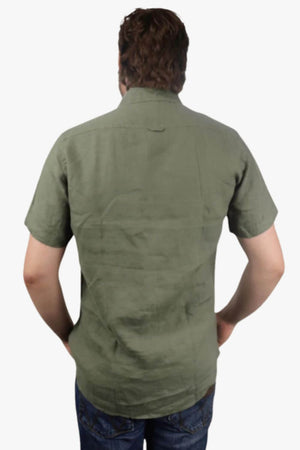 Pilbara Mens Linen Short Sleeve Shirt