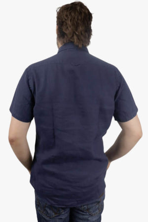 Pilbara Mens Linen Short Sleeve Shirt