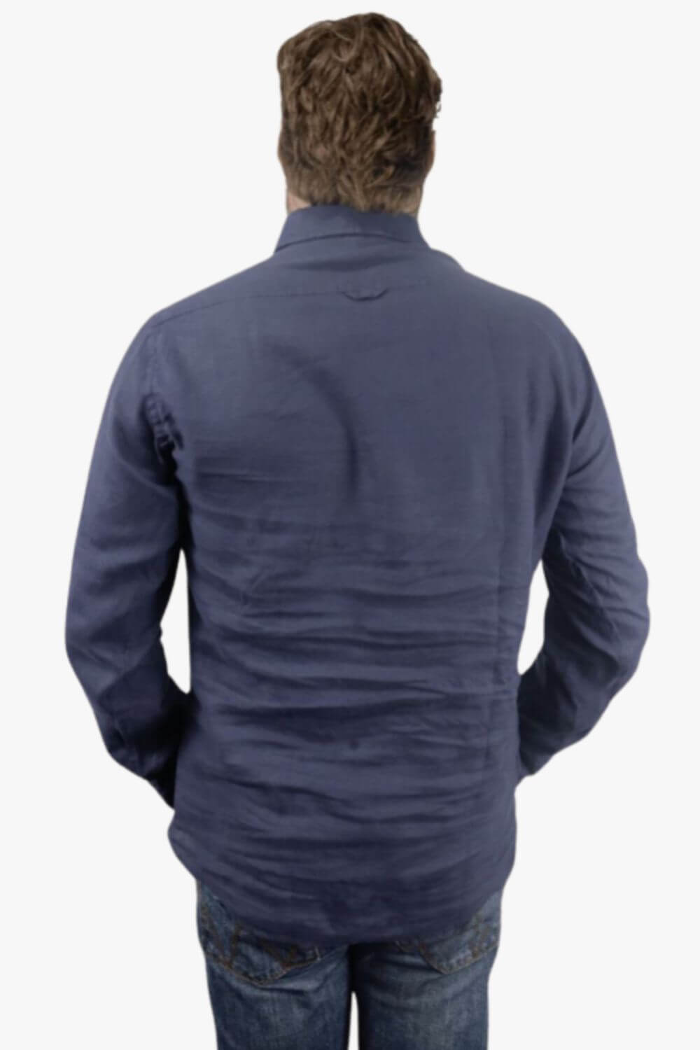 Pilbara Mens Linen Long Sleeve Shirt