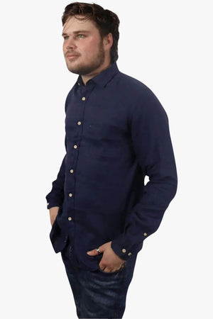 Pilbara Mens Linen Long Sleeve Shirt