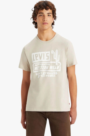 Levi Mens Graphic Crewneck Tee Western Wear