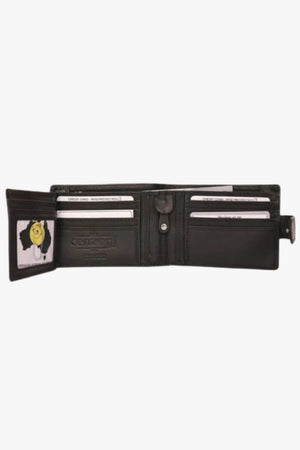 Cenzoni RFID Oil Pull Up Leather Mens Wallet