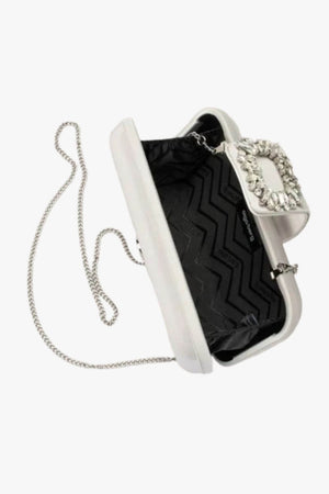 Olga Berg Emmy Crystal Trim Clutch