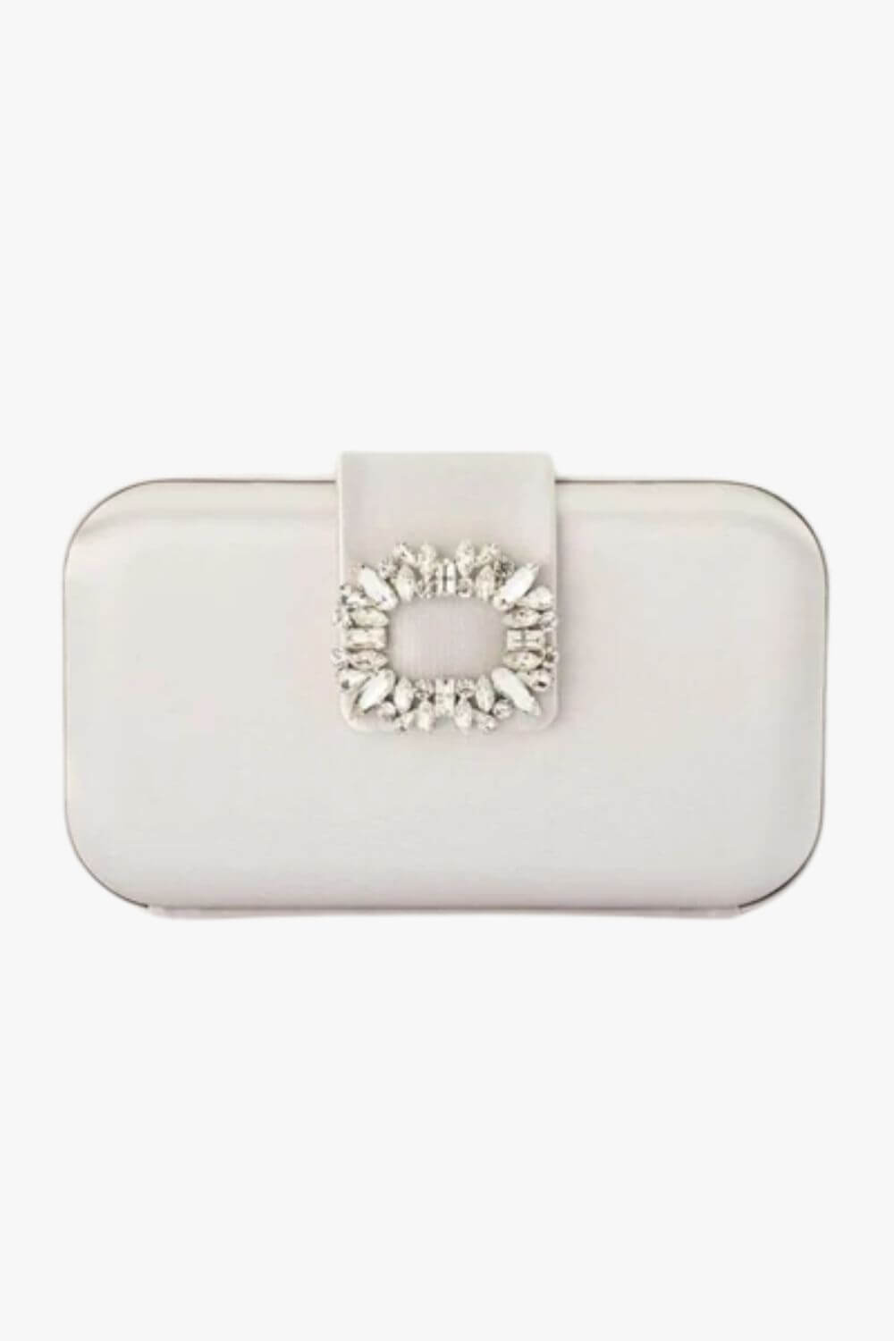 Olga Berg Emmy Crystal Trim Clutch