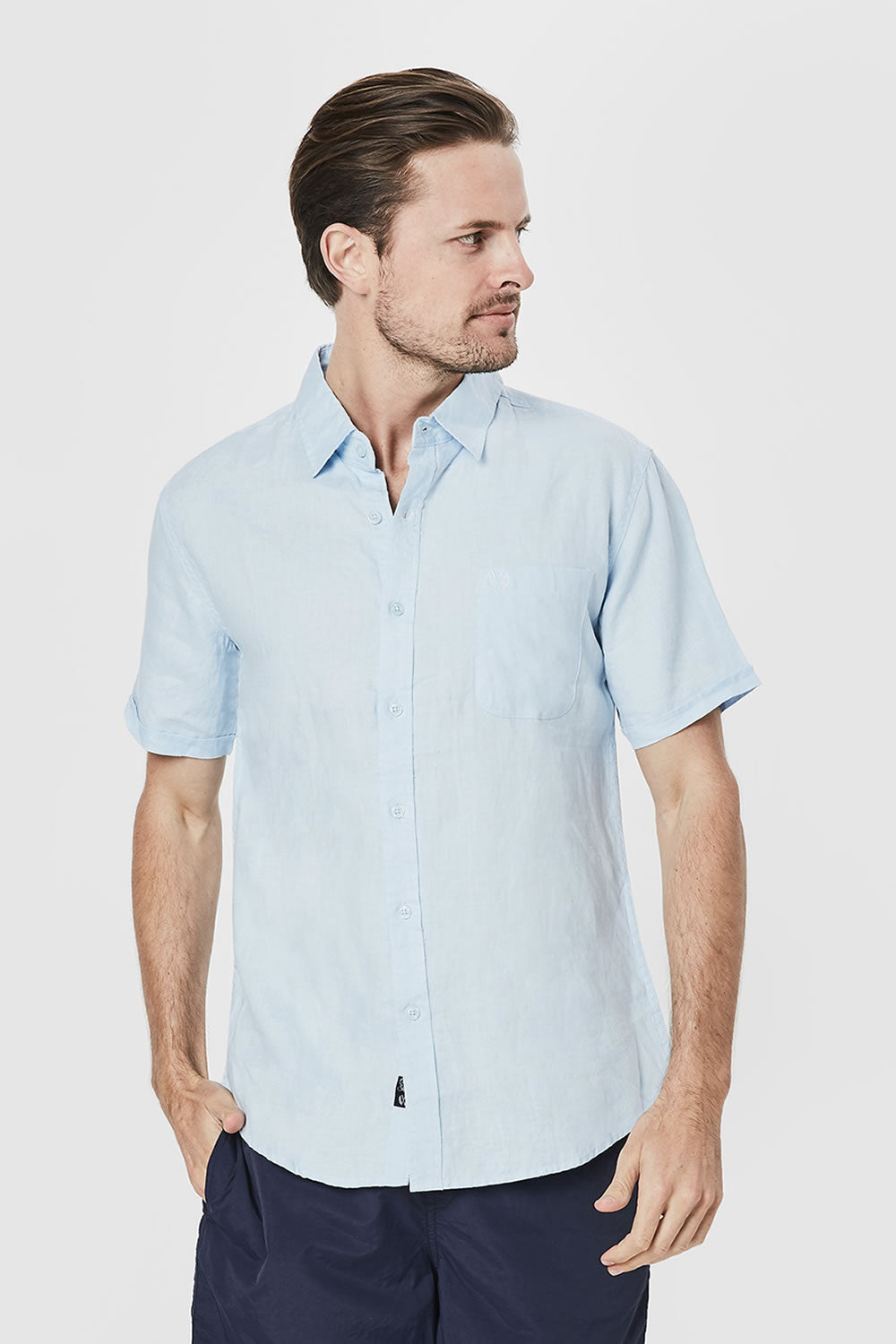 Coast Clothing Short Sleeve Linen Shirt