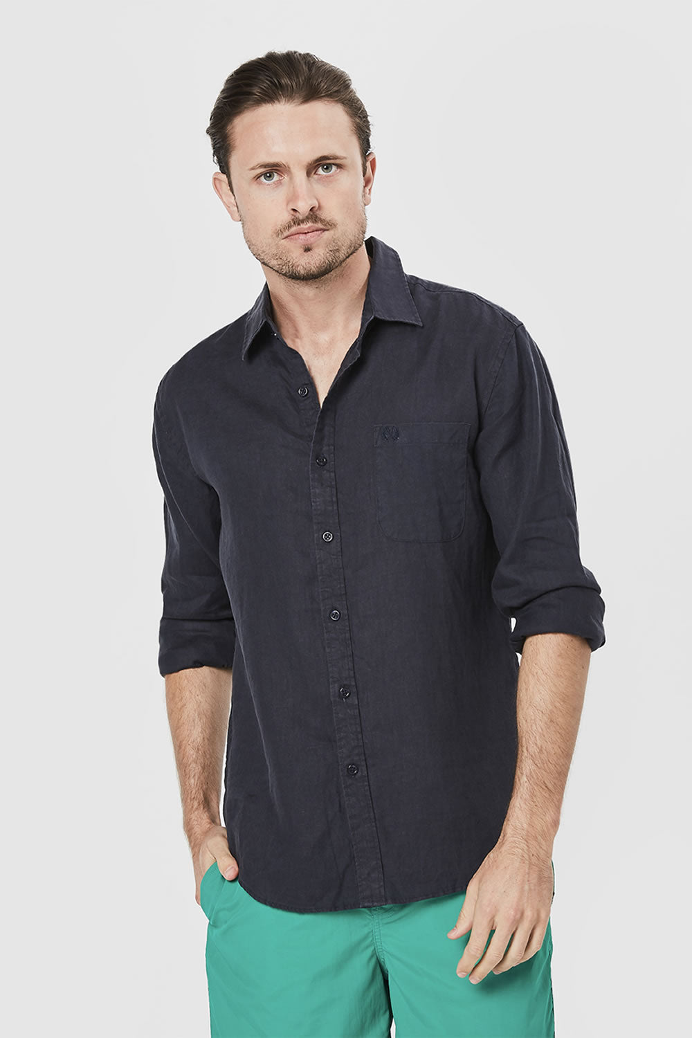 Coast Clothing Long Sleeve Linen Shirt