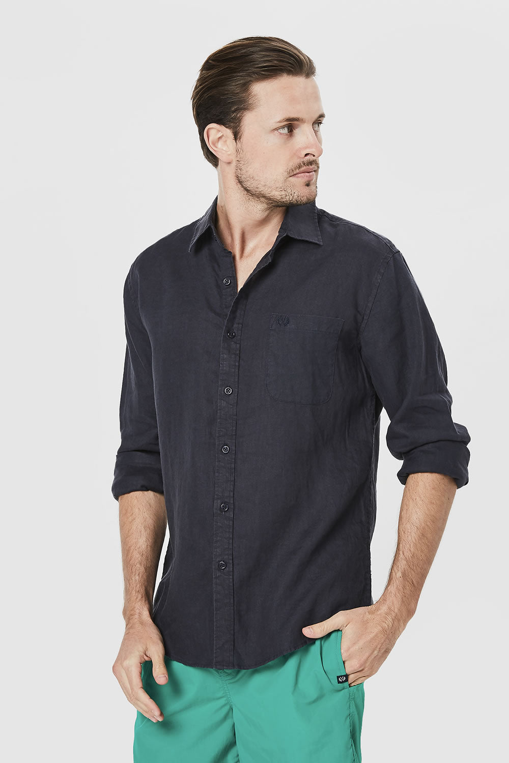 Coast Clothing Long Sleeve Linen Shirt