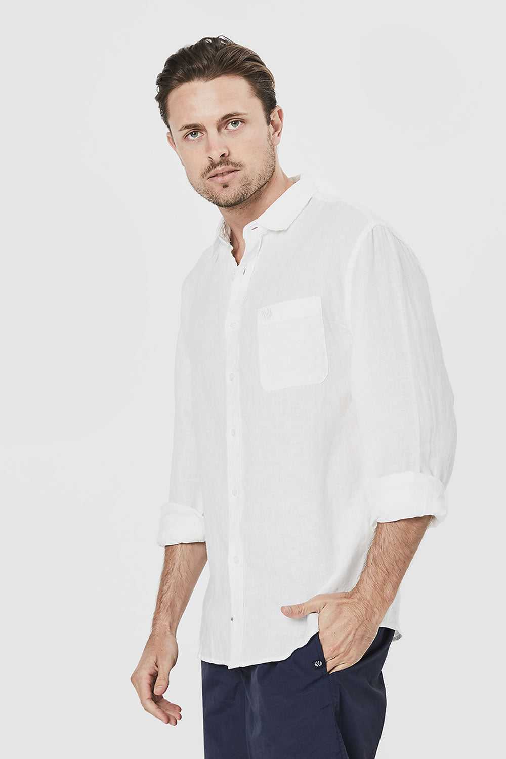 Coast Clothing Long Sleeve Linen Shirt
