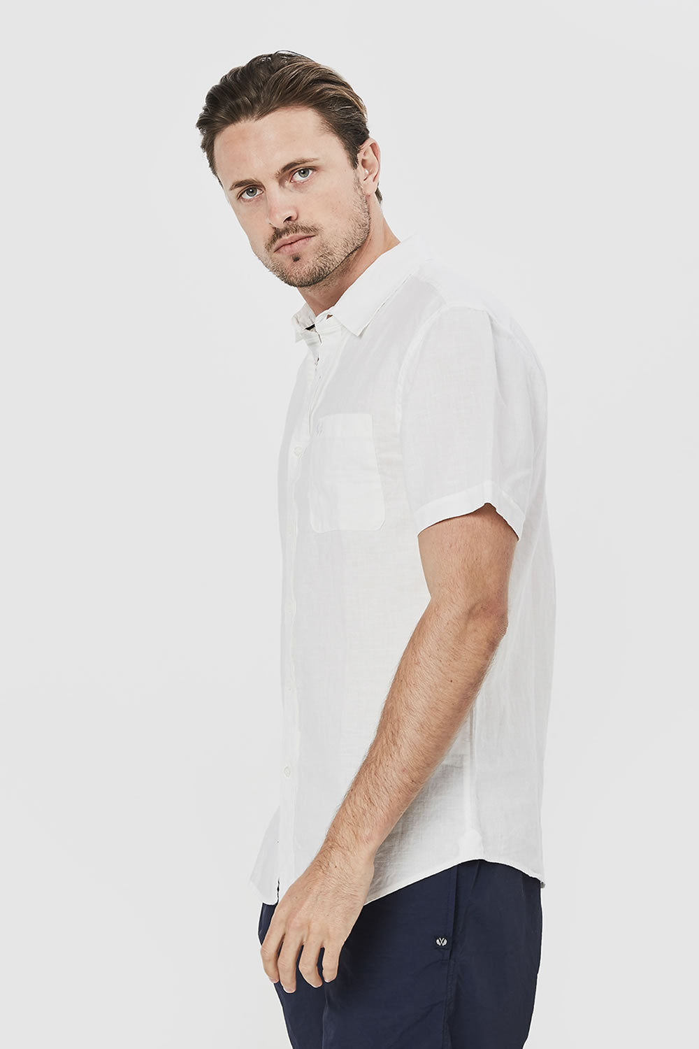 Coast Clothing Short Sleeve Linen Shirt