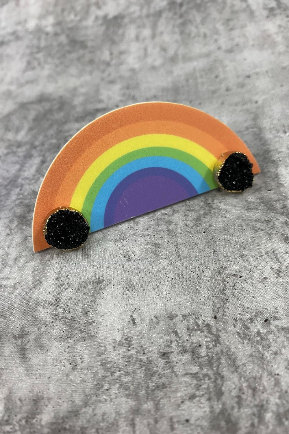 Sunny Hazel Eva Resin Quartz Studs