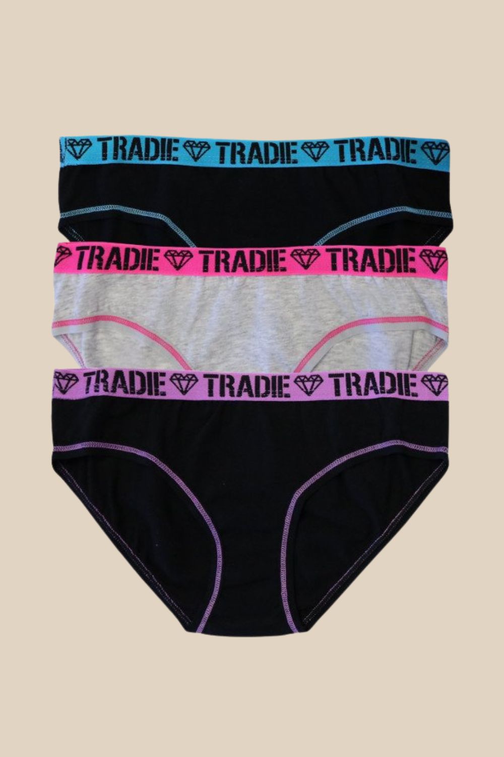 Tradie Girls 3 Pack Bikini