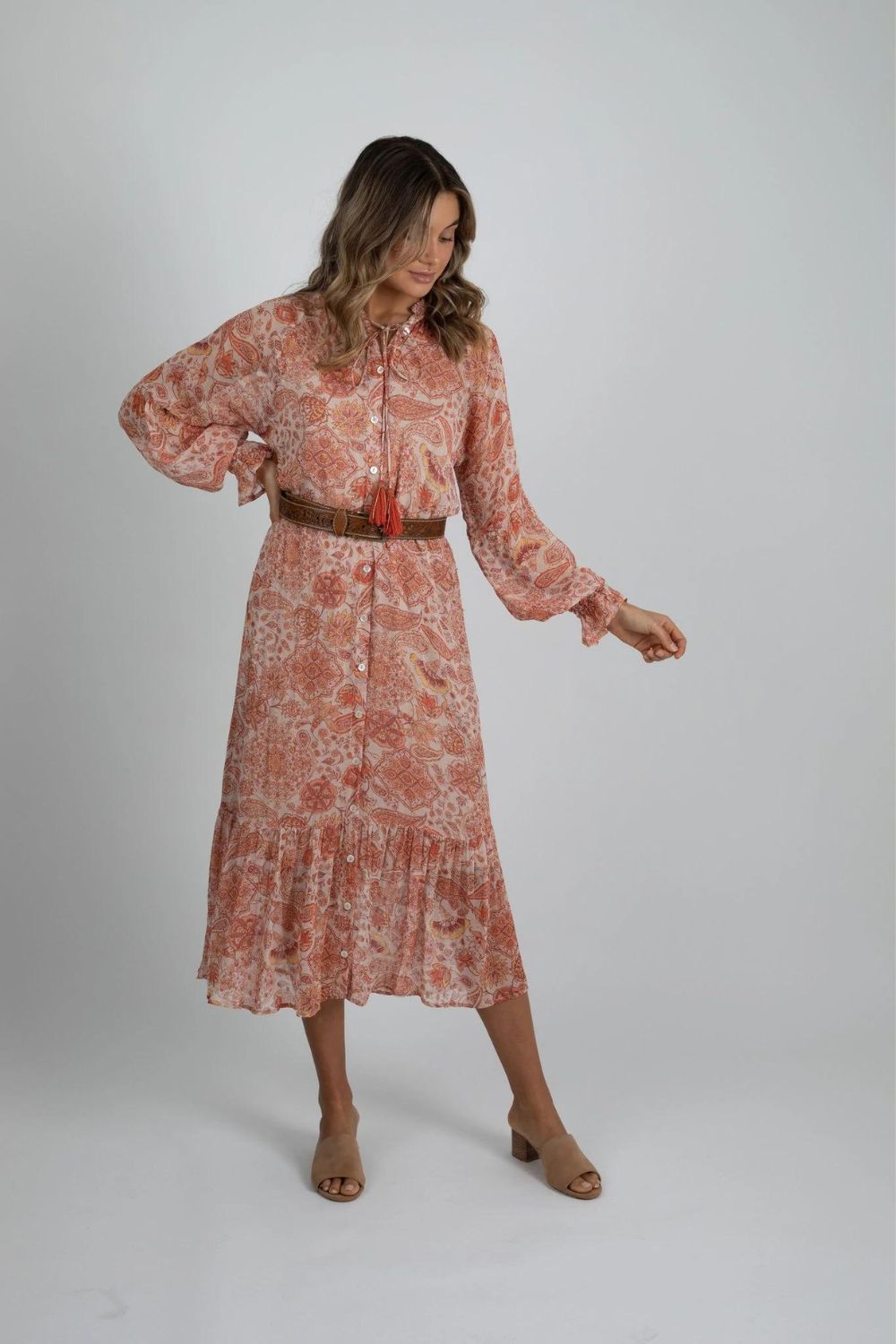 Gysette Amara Lurex Maxi Dress