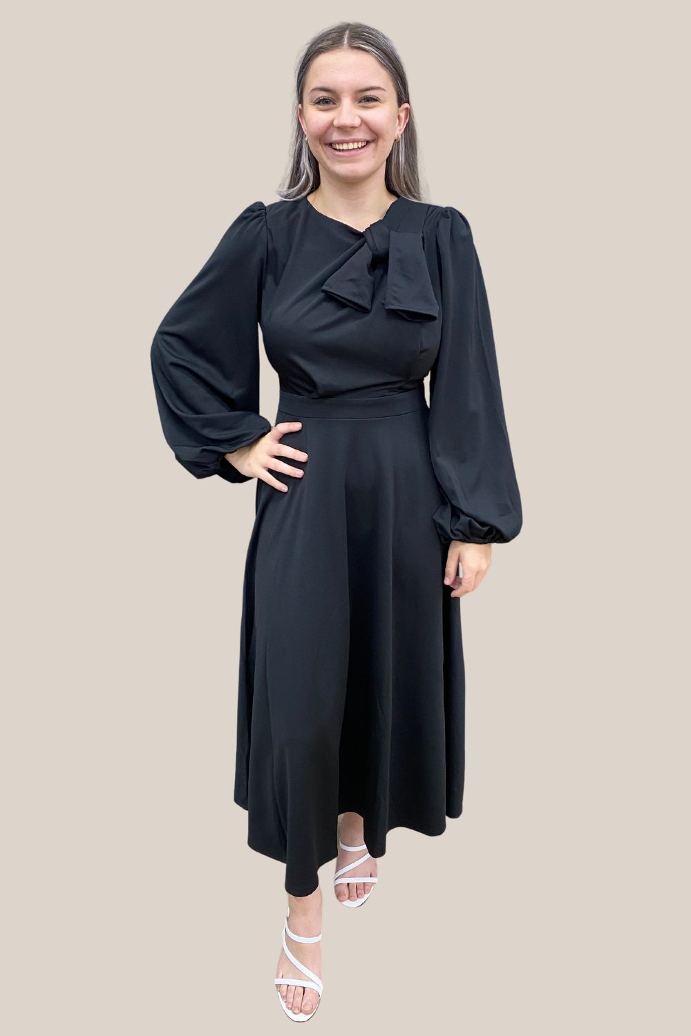 Yana Classic Midi Dress