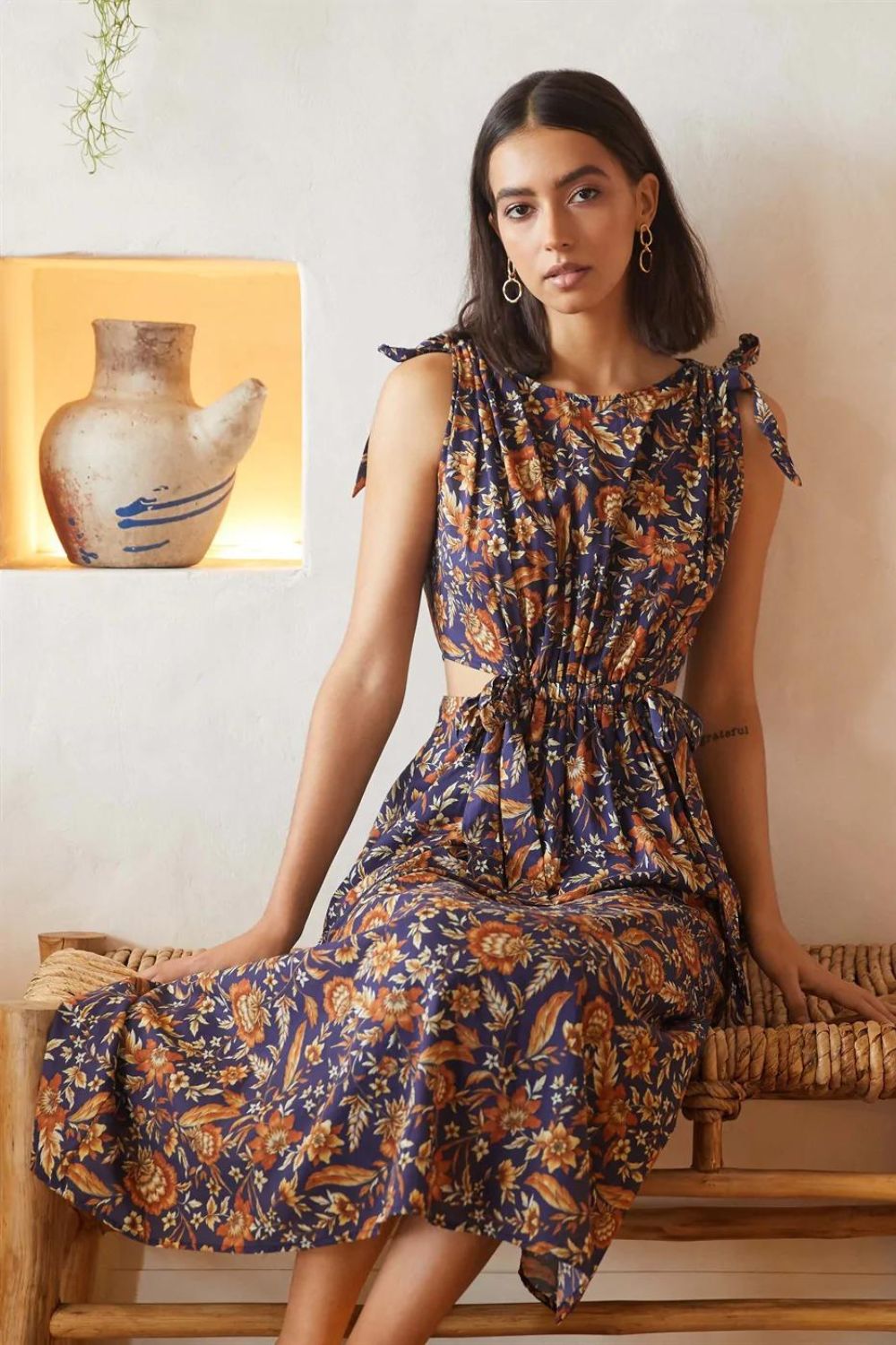 Esmaee St Lucia Midi Dress