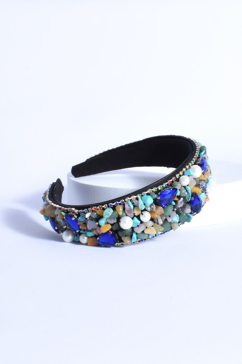 Adorne Boho Beaity Stone Mix Headband