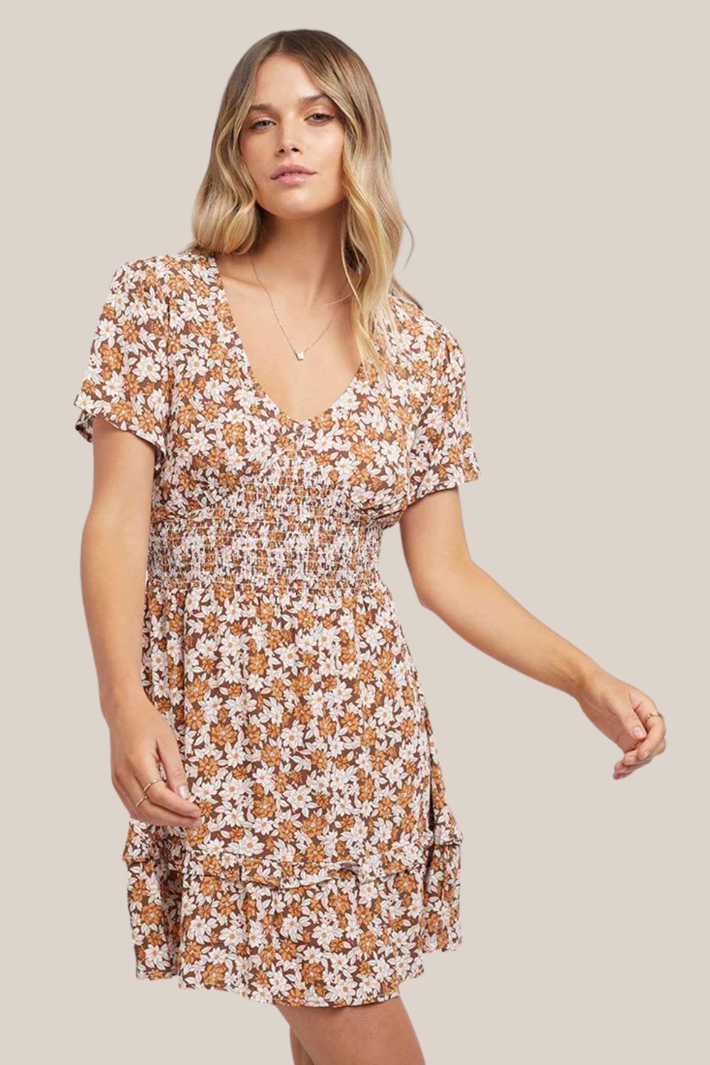 All About Eve Willa Floral Mini Dress