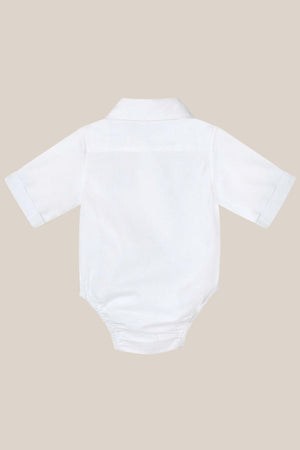 Designer Kidz Jackson Short Sleeve Formal Romper