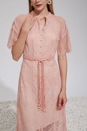 GDS Lilou Lace Long Dress