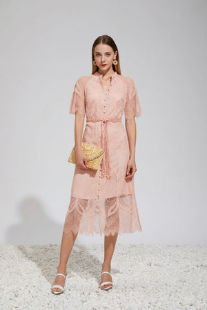 GDS Lilou Lace Long Dress