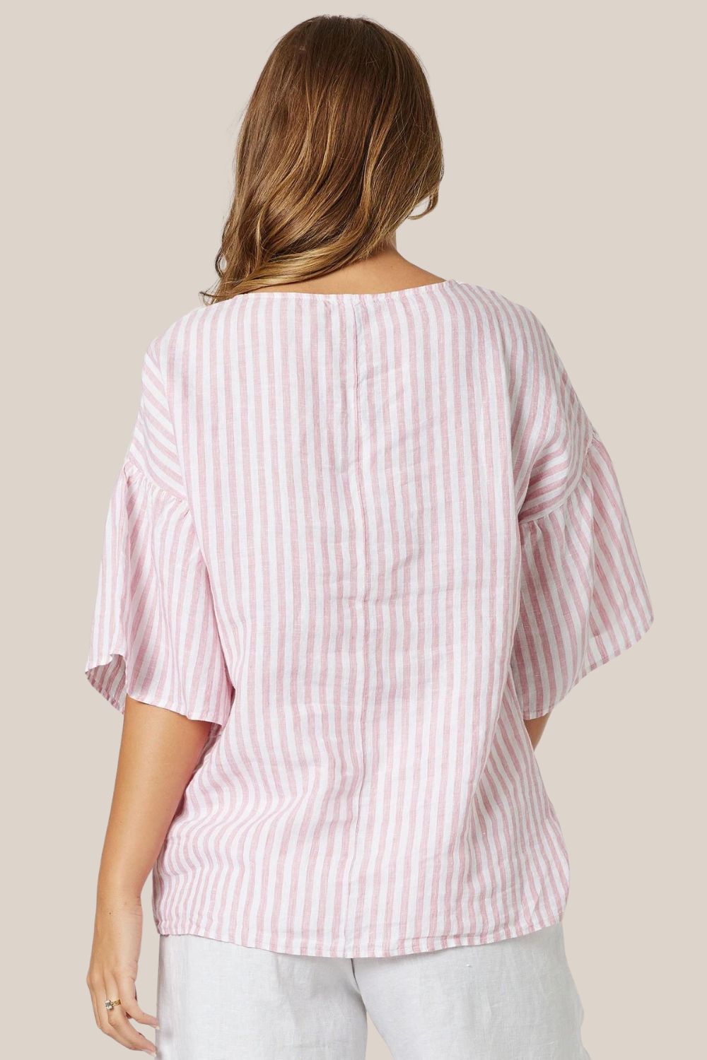 Gordon Smith Bahama Blush Stripe Top