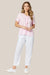 Gordon Smith Jersey Waist Linen Pant