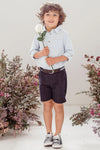 Designer Kidz Finley Linen Shorts