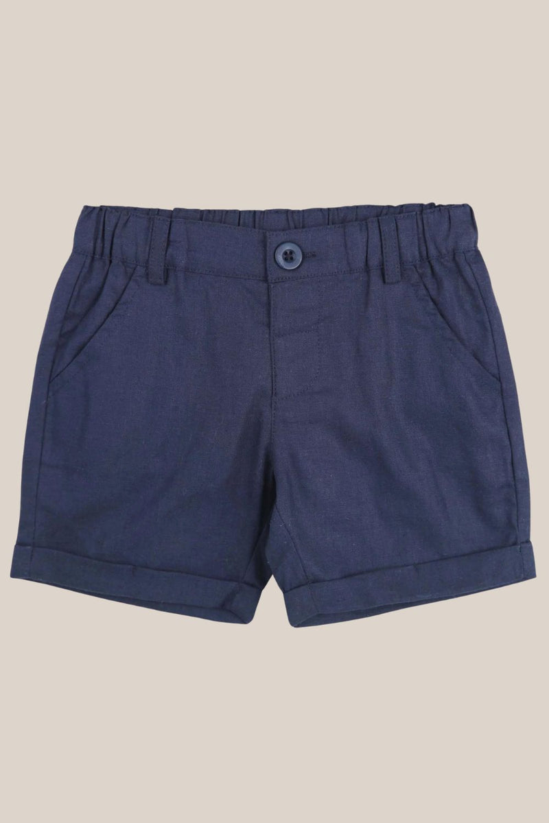 Designer Kidz Finley Linen Shorts