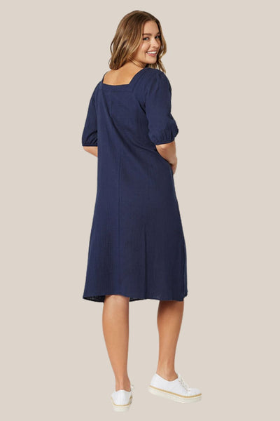 Threadz Square Neck Dress